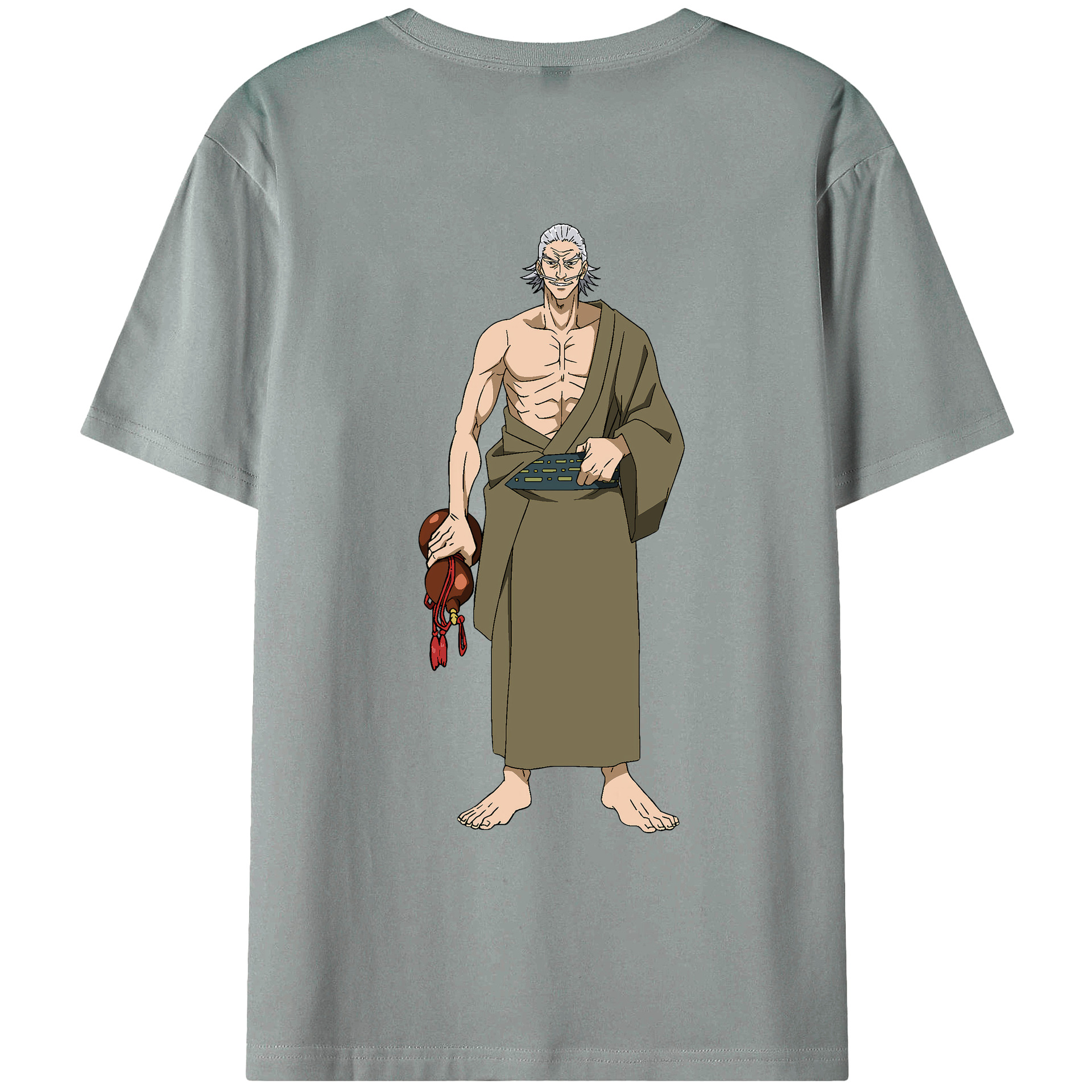 （画像用） 呪術廻戦 Jujutsu Kaisen 綿100％ メンズ半袖Tシャツ（バックプリント） 通気性